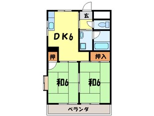 サウスヒルイケダの物件間取画像